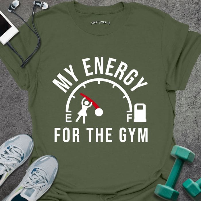 T-Shirt Military Green / S Energy For Gym T-Shirt