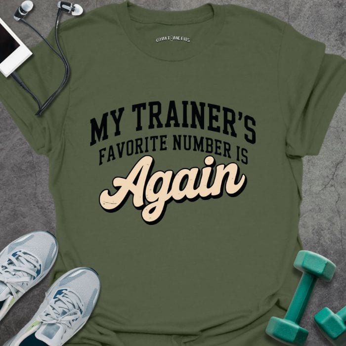 T-Shirt Military Green / S Favorite Number T-Shirt