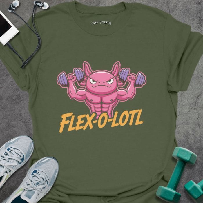 T-Shirt Military Green / S Flexolotl T-Shirt