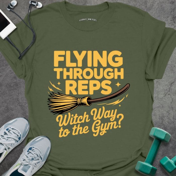 T-Shirt Military Green / S Flying Thru T-Shirt