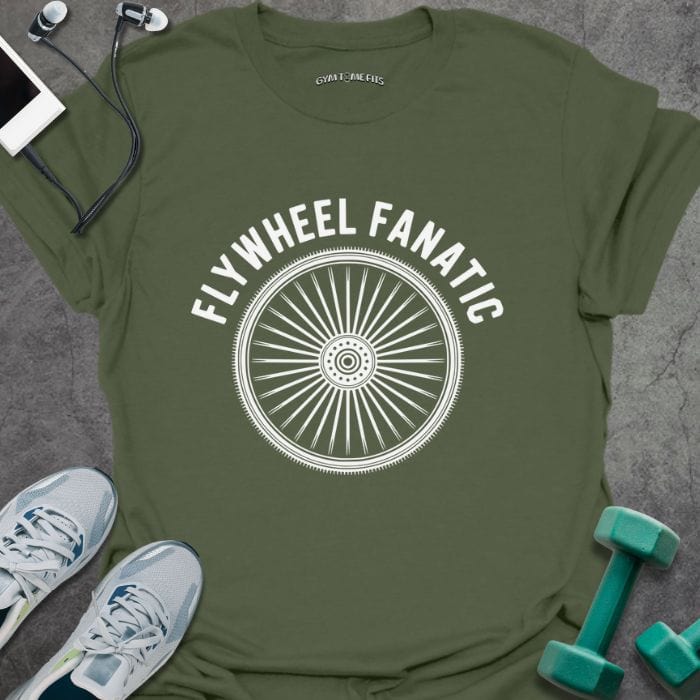 T-Shirt Military Green / S Flywheel Fanatic T-Shirt
