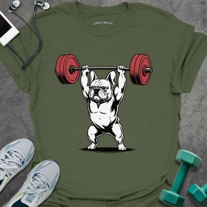 T-Shirt Military Green / S Frenchie Lift T-Shirt