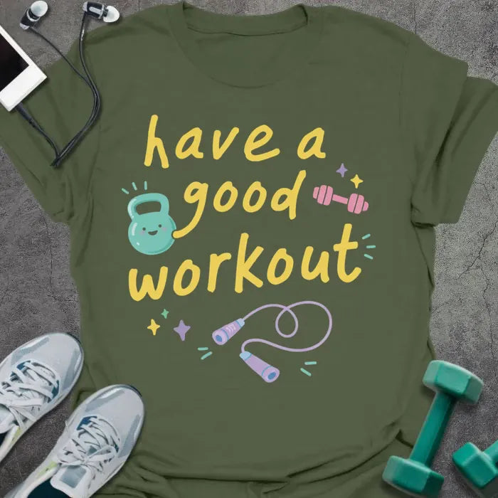 T-Shirt Military Green / S Good Workout T-Shirt