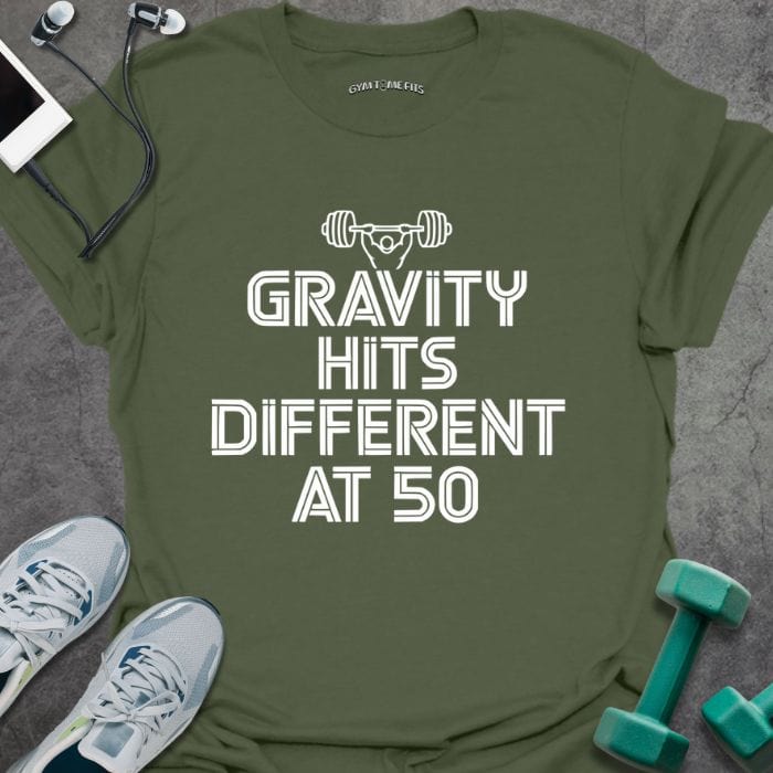 T-Shirt Military Green / S Gravity At Fifty T-Shirt
