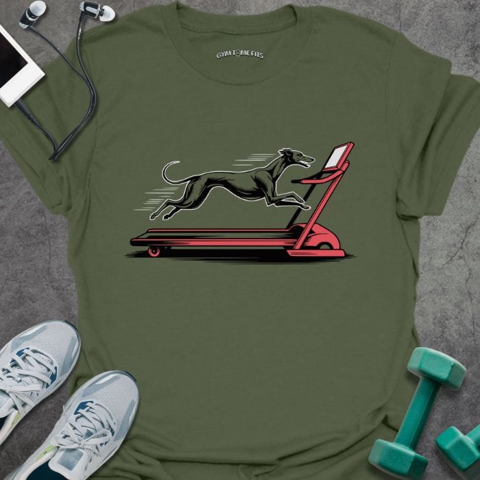 T-Shirt Military Green / S Grey Hound T-Shirt