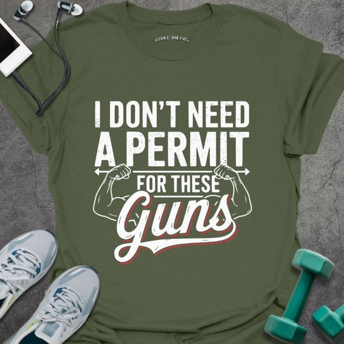 T-Shirt Military Green / S Gun Permit T-Shirt