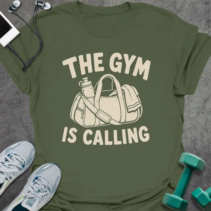 T-Shirt Military Green / S Gym Calling T-Shirt