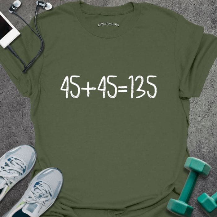 T-Shirt Military Green / S Gym Math T-Shirt