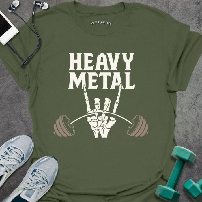 T-Shirt Military Green / S Heavy Metal T-Shirt