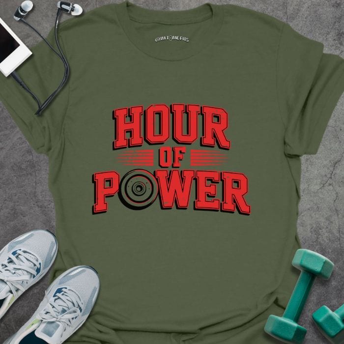 T-Shirt Military Green / S Hour Of Power T-Shirt
