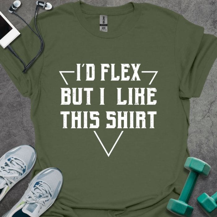 T-Shirt Military Green / S I'd Flex T-Shirt