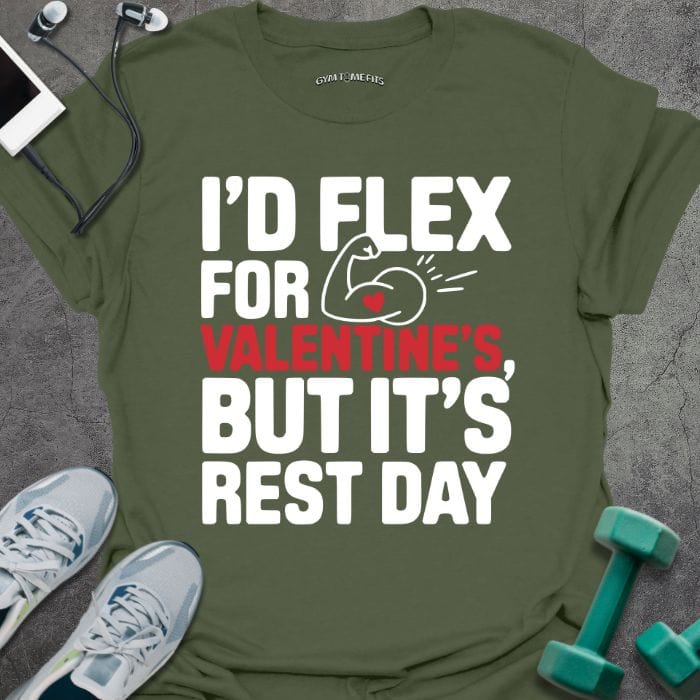 T-Shirt Military Green / S I'd Flex T-Shirt