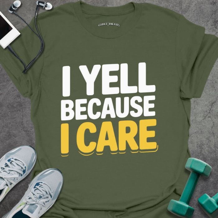 T-Shirt Military Green / S I Yell T-Shirt