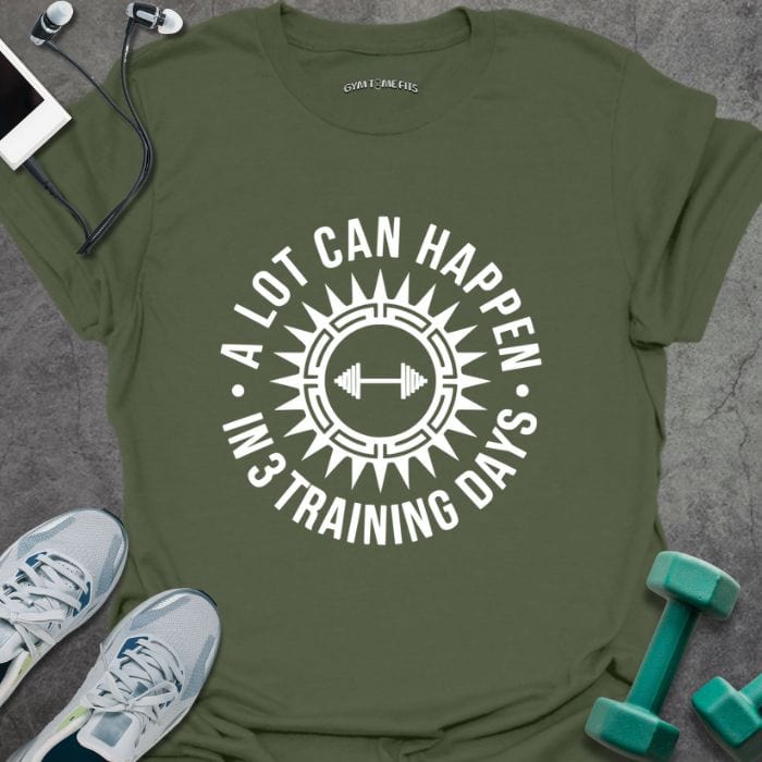 T-Shirt Military Green / S In Three Days T-Shirt
