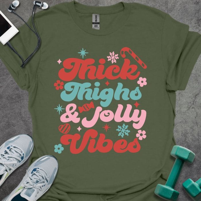 T-Shirt Military Green / S Jolly Vibes T-Shirt