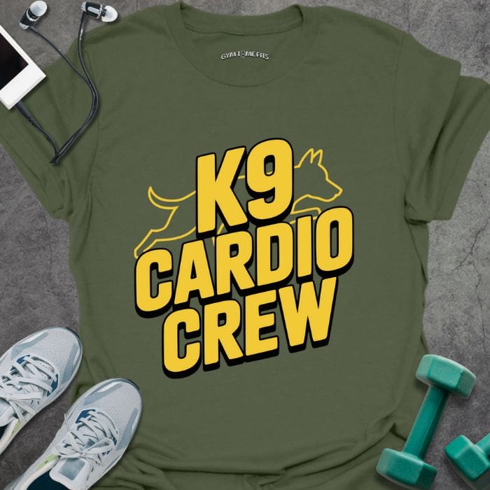 T-Shirt Military Green / S K9 Cardio Crew T-Shirt