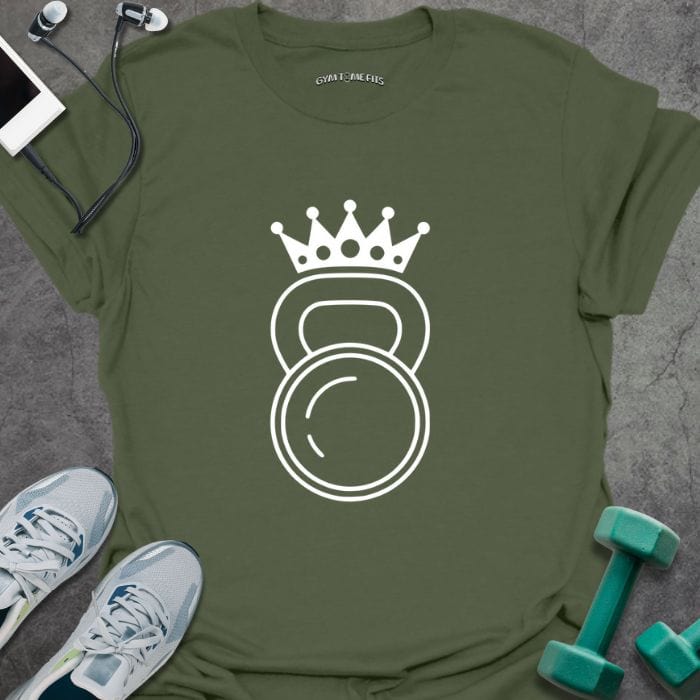 T-Shirt Military Green / S Kettle Bell Queen T-Shirt