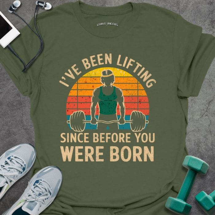 T-Shirt Military Green / S Lifting Since T-Shirt