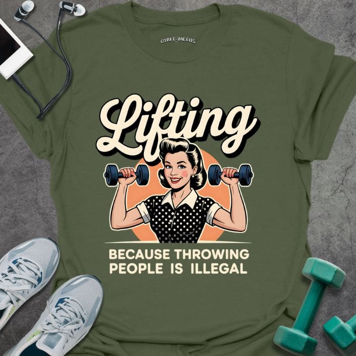 T-Shirt Military Green / S Lifting T-Shirt