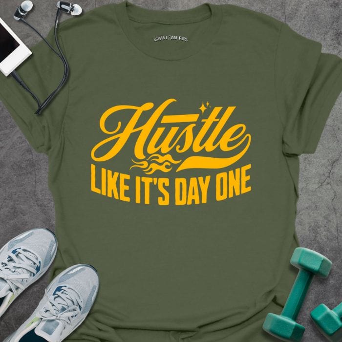 T-Shirt Military Green / S Like Day One T-Shirt
