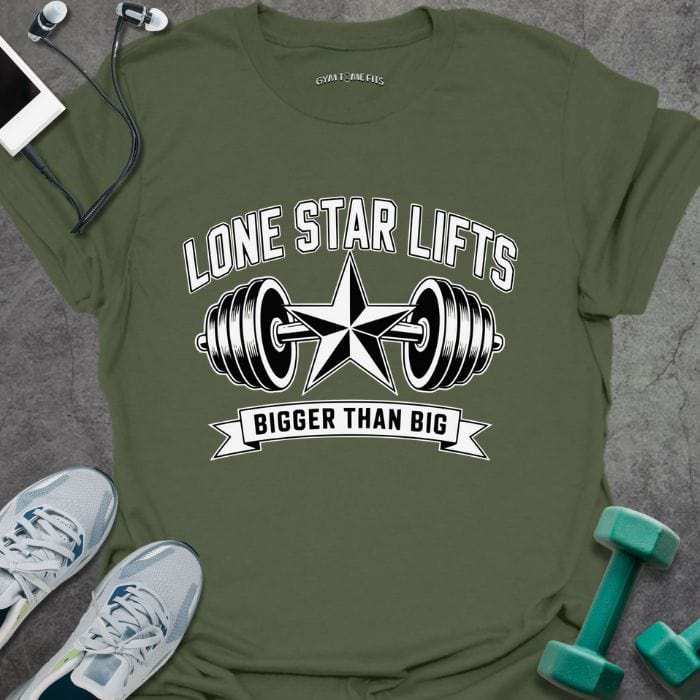 T-Shirt Military Green / S Lone Star T-Shirt
