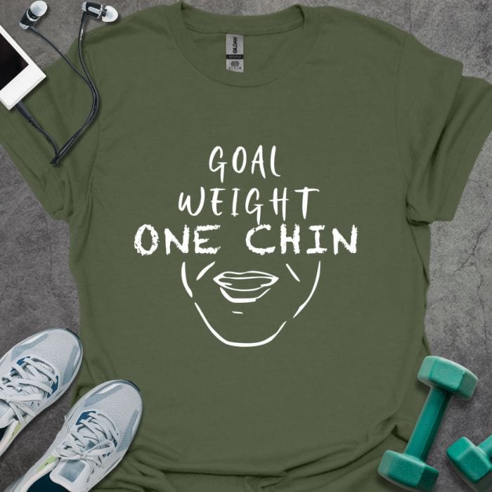 T-Shirt Military Green / S One Chin Goal T-Shirt