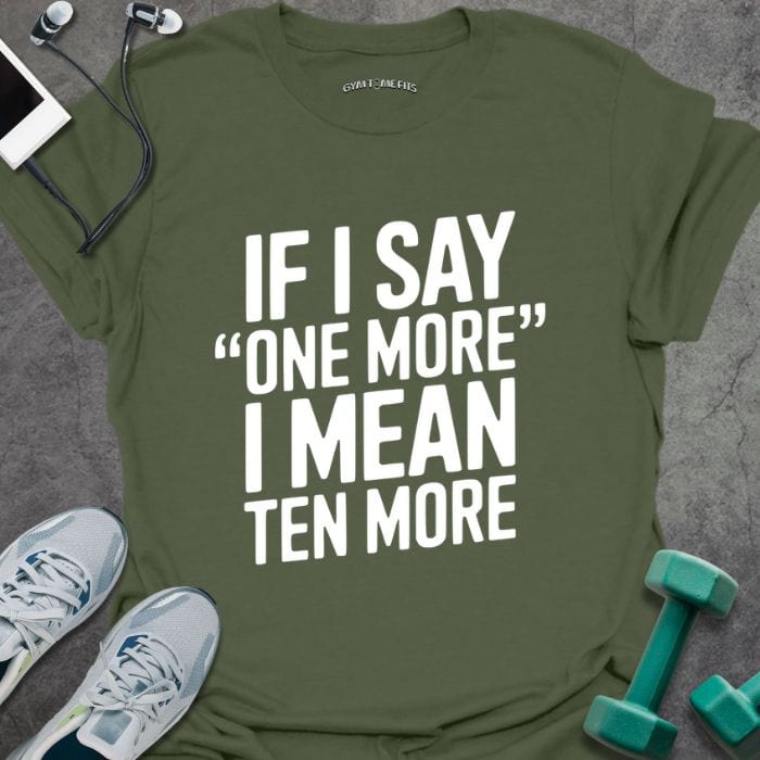T-Shirt Military Green / S One Means Ten T-Shirt