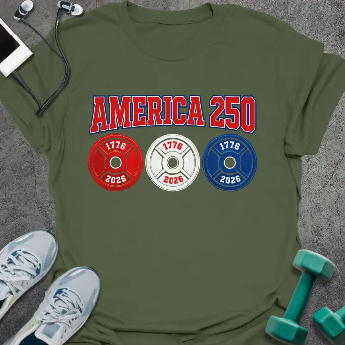 T-Shirt Military Green / S Patriot Plates T-Shirt