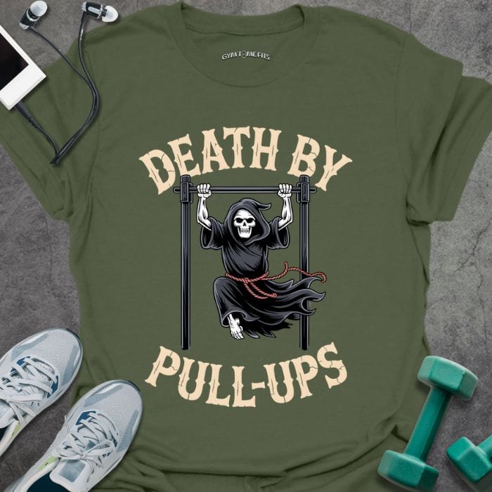 T-Shirt Military Green / S Pull Up Death T-Shirt