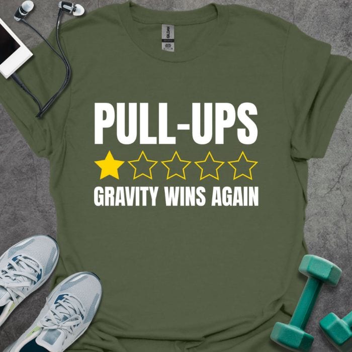 T-Shirt Military Green / S Pull Ups Review T-Shirt