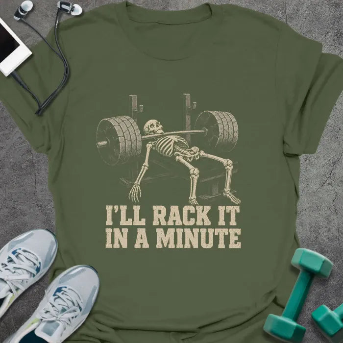 T-Shirt Military Green / S Rack Minute T-Shirt