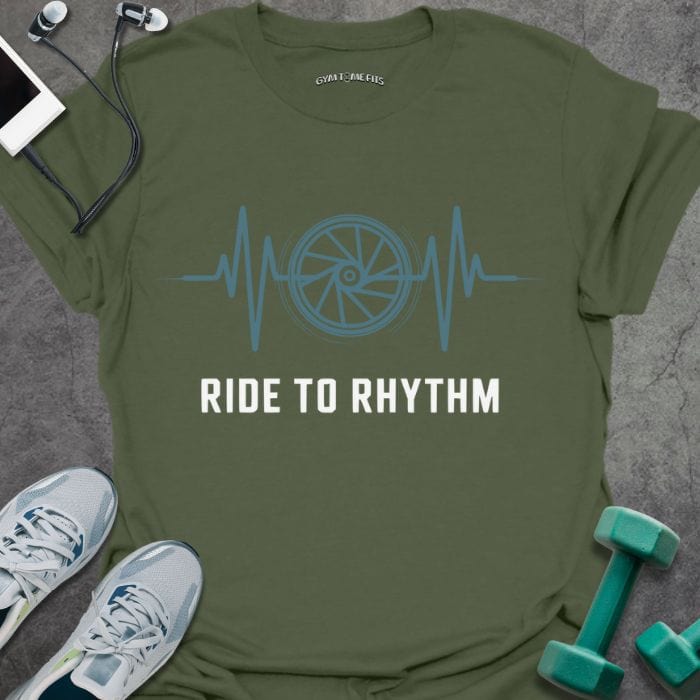 T-Shirt Military Green / S Ride To Rhythm T-Shirt