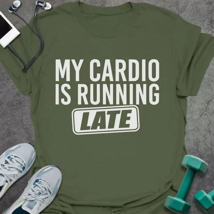 T-Shirt Military Green / S Running Late T-Shirt