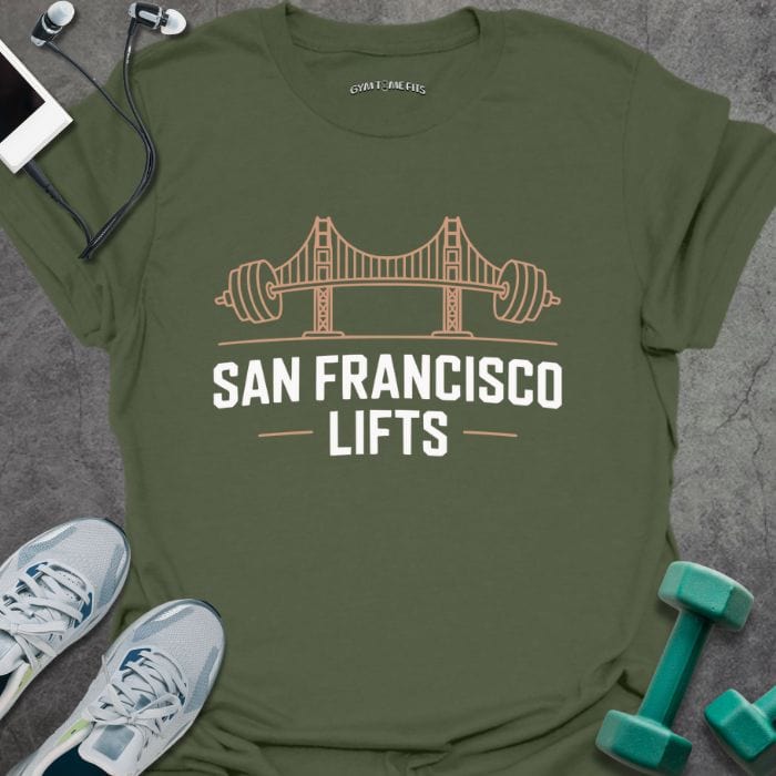 T-Shirt Military Green / S San Fran Lifts T-Shirt