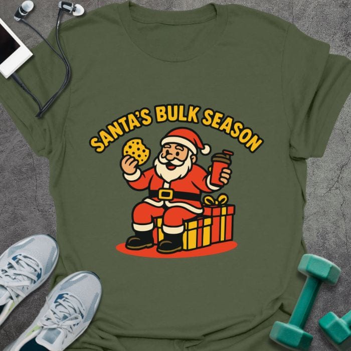 T-Shirt Military Green / S Santa Bulk T-Shirt