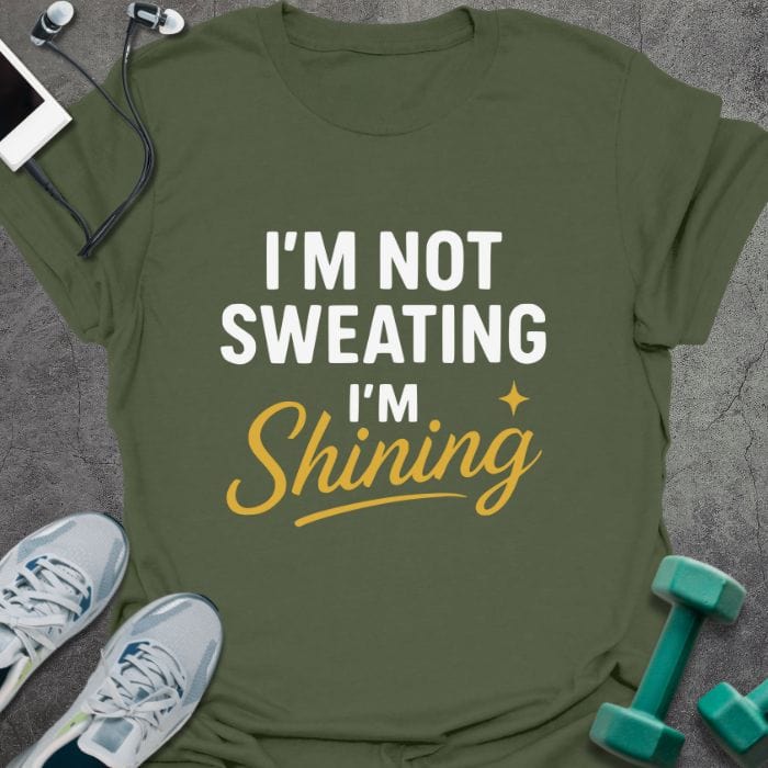 T-Shirt Military Green / S Shining T-Shirt