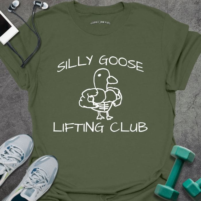T-Shirt Military Green / S Silly Goose T-Shirt