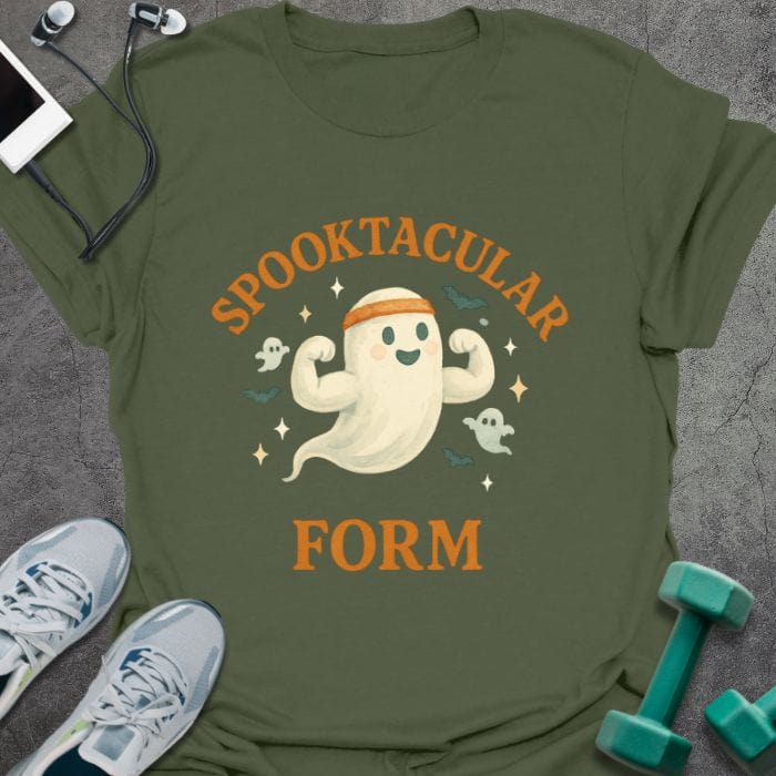 T-Shirt Military Green / S Spooktacular T-Shirt