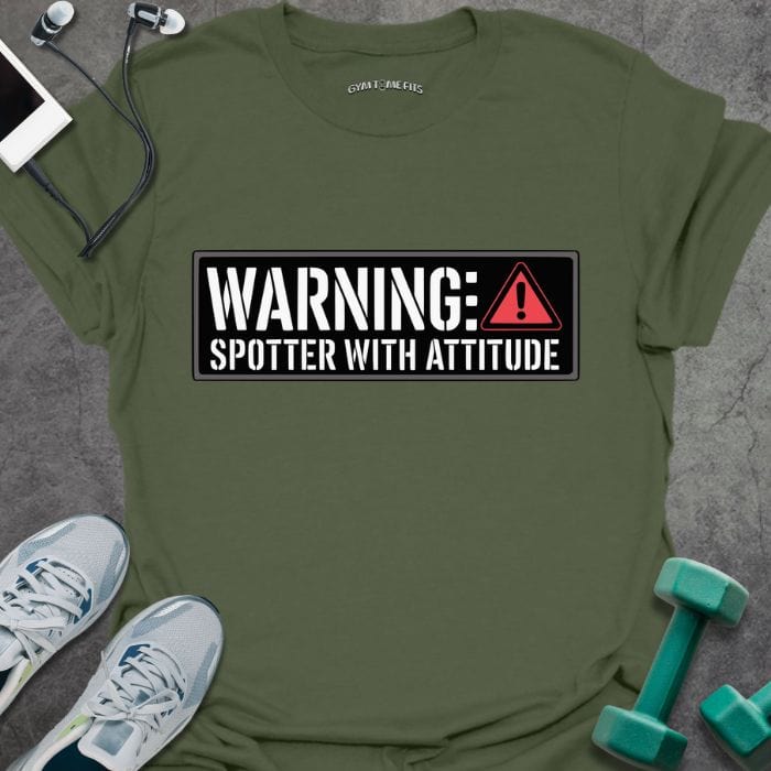 T-Shirt Military Green / S Spotter Attitude T-Shirt