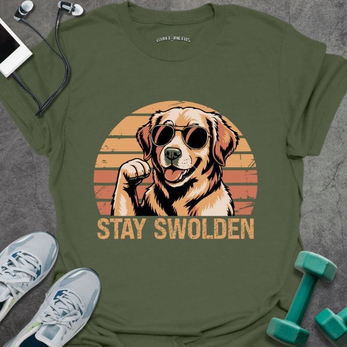 T-Shirt Military Green / S Stay Swolden T-Shirt