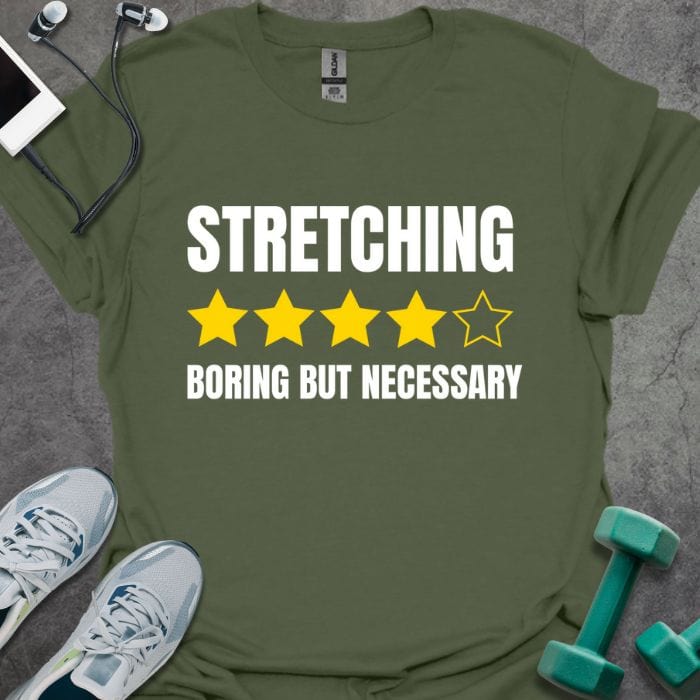 T-Shirt Military Green / S Stretching Review T-Shirt