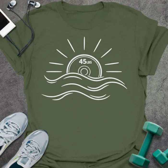 T-Shirt Military Green / S Sun Plate T-Shirt