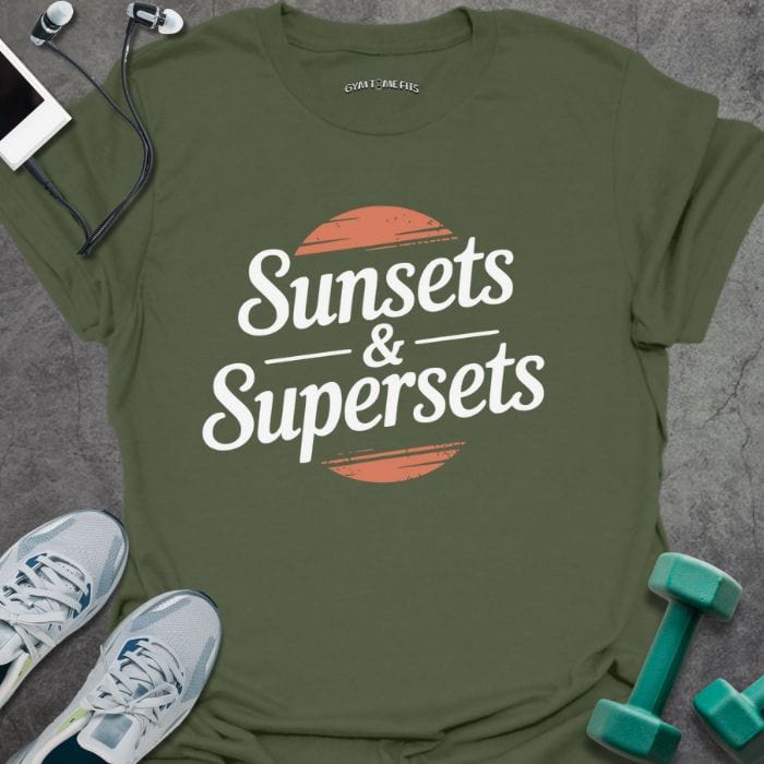 T-Shirt Military Green / S Sunset T-Shirt