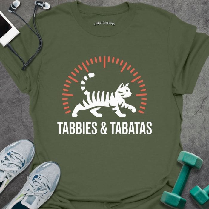 T-Shirt Military Green / S Tabbies Tabatas T-Shirt