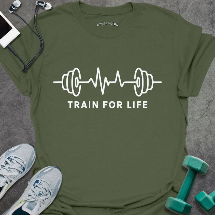 T-Shirt Military Green / S Train For Life T-Shirt