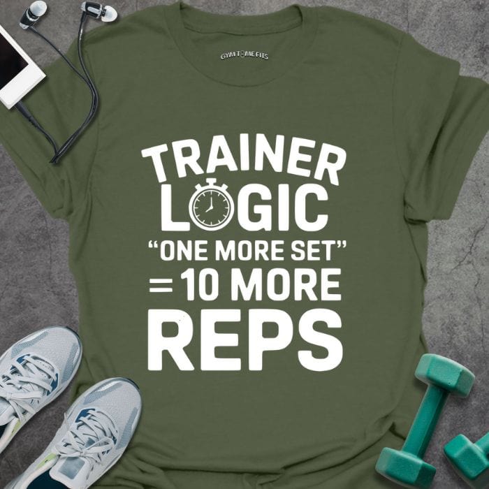 T-Shirt Military Green / S Trainer Logic T-Shirt