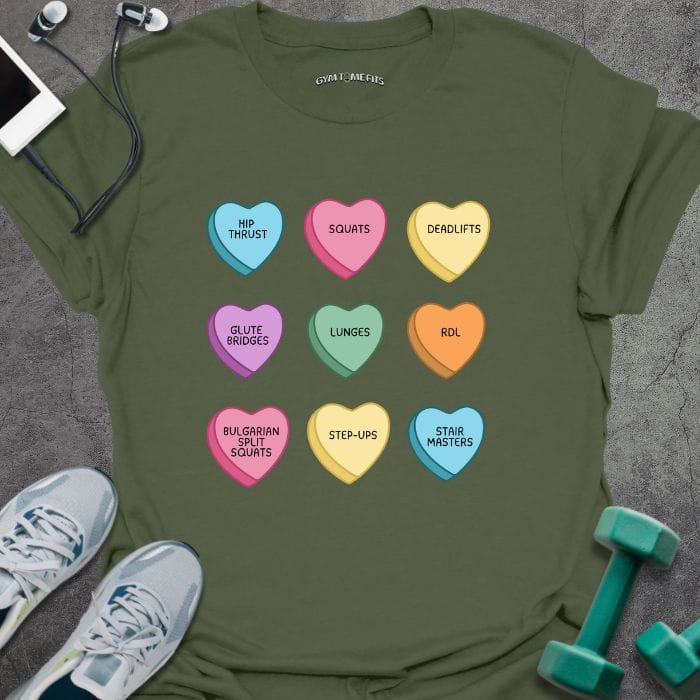 T-Shirt Military Green / S Valentine Candy T-Shirt