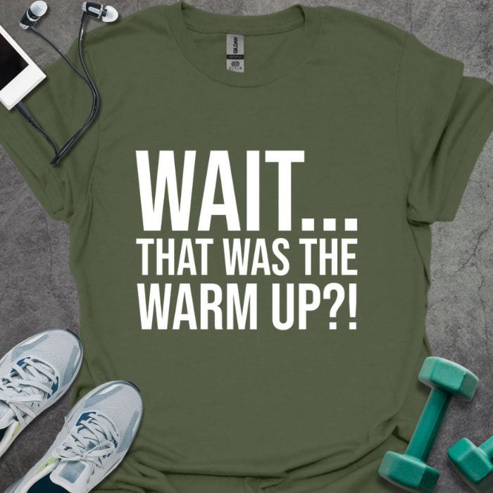 T-Shirt Military Green / S Wait Warm Up T-Shirt