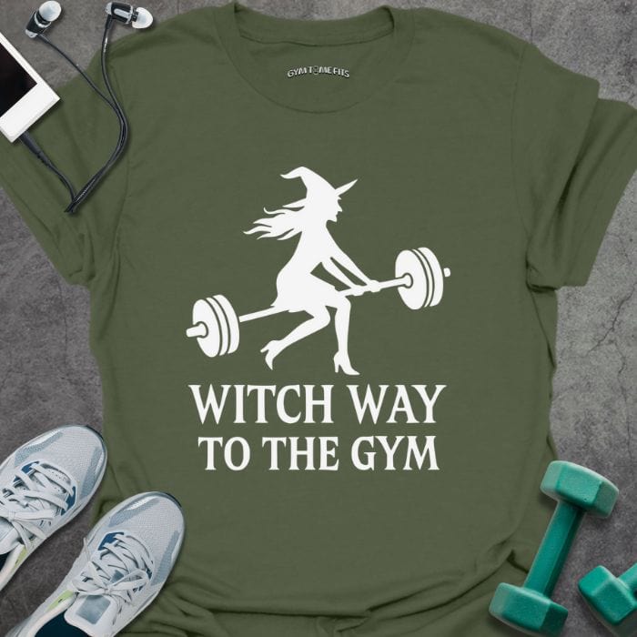 T-Shirt Military Green / S Witch Way T-Shirt