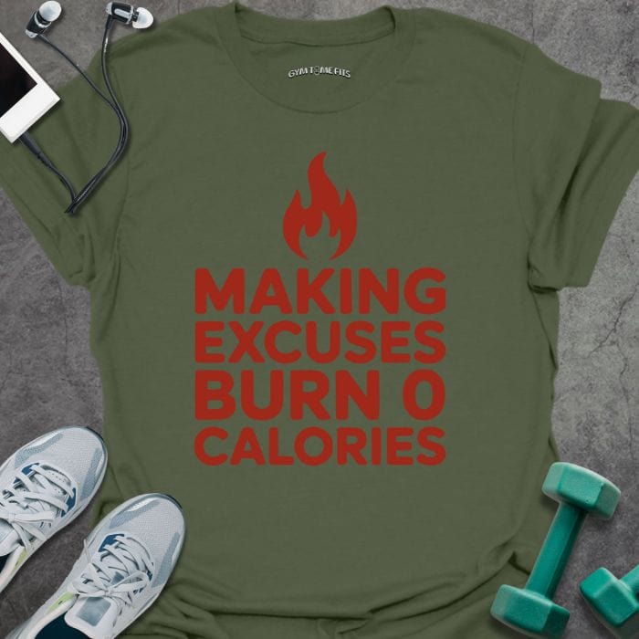 T-Shirt Military Green / S Zero Calories T-Shirt